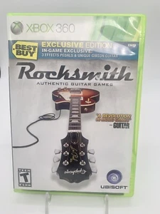 Rocksmith Best Buy Exclusive Edition Microsoft Xbox 360 CIB Complete W Manual - Picture 1 of 5