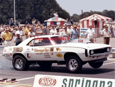 "Bill "Grumpy" Jenkins" 1969 Chevy Camaro Pro Stocker PHOTO! #(6) - Image 1 of 2