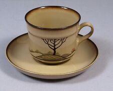 Vintage Denby Savoy Coffee Tea Cup Teacup Saucer Stoneware Oven Safe