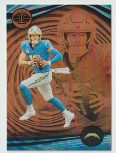 2023 Panini Illusions Justin Herbert #62 Bronze Chargers QB - Picture 1 of 2