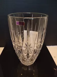 Jarrón de cristal Marquis by Waterford Sparkle 9" de alto nuevo en caja Alemania. Hermoso - Imagen 1 de 14