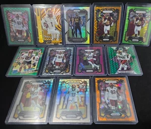 12 Karten Washington Commanders Football Cards Parallels Prizm #'d in Toploaders - Bild 1 von 14