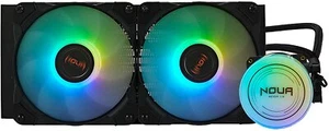 LM240 ARGB TDP 200W Radiatore 240mm Dissipatore Liquido 2 Ventole RGB Intel Amd - Imagen 1 de 4