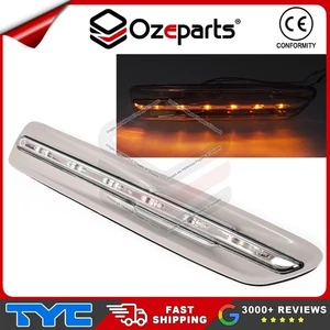 TYC RH Right Guard Flasher Lamp LED Grey For Holden Statesman WM 2006-2017 - Picture 1 of 5