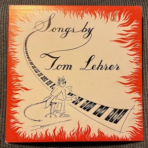 Songs By TOM LEHRER - (1953 10" LP TLP-1) Piano Satire Harvard Old Dope Peddler - Imagen 1 de 3