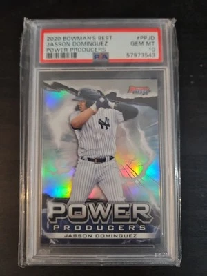 JASSON DOMINGUEZ 2020 Bowman's Best PPJD Power Producer Refractor PSA 10 MINT 🔥 - Image 1 of 2