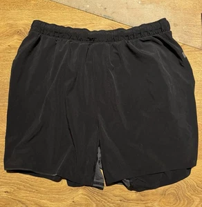 Lululemon M7943S Surge Linerless 5" Black Shorts - Size Large - Picture 1 of 4