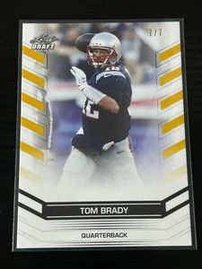 2016 Leaf Draft Tom Brady New England Patriots /7 - Picture 1 of 2