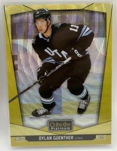 2024-25 O-Pee-Chee Platinum Parallel Neon Yellow Surge DYLAN GUENTHER #157 Utah - Picture 1 of 2