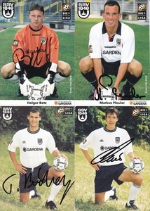 SSV Ulm 1846 - 8 Autogrammkarten mit Originalunterschrift! - Picture 1 of 2