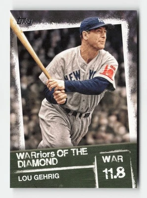 Lou Gehrig 2020 Topps WARriors of the Diamond New York Yankees - Image 1 of 2