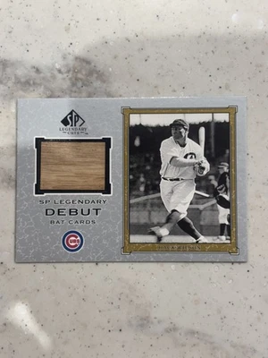 2001 Upper Deck SP Legendary Cuts Debut Bat  Hack Wilson #D-HW Game-Used Bat - Image 1 of 2