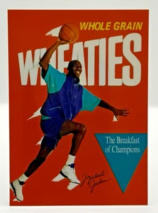 Carta promozionale Michael Jordan Wheaties "You Better Eat Your Wheaties" RARA DUP - Foto 1 di 2