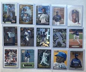 Ken Griffey Jr. Lot of 15 Baseball Cards Inserts/ Parallel Mariners - Picture 1 of 16