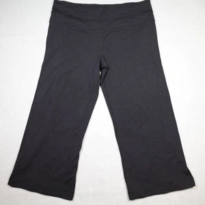 Pantalones Lululemon para mujer 8 negros ranura acampanada yoga atlético recorte ropa deportiva gimnasio - Imagen 1 de 12