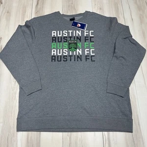 Austin FC MLS Sweatshirt Herren 2XL grau Fleecepullover MLS Fußball - Bild 1 von 4