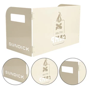 J# 3 Plates Folding Camping Stove Windshield for Hiking Cooking Backpacking (Whi - Picture 1 of 9