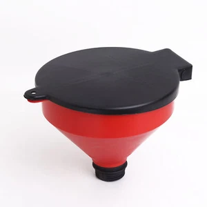 Drum Funnel with Screen and Lockable Lid Spill-Free and Polyethylene Hang Hole - Picture 1 of 6