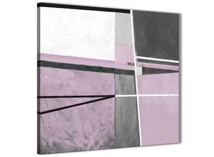 Accessori tela bagno dipinto grigio lilla - astratto 1s395s - 49cm - Foto 1 di 4