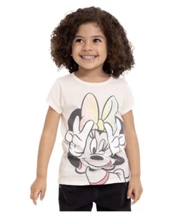 Disney’s Minnie Mouse Girls Short Sleeve T-Shirt Size 4T NEW - Picture 1 of 8