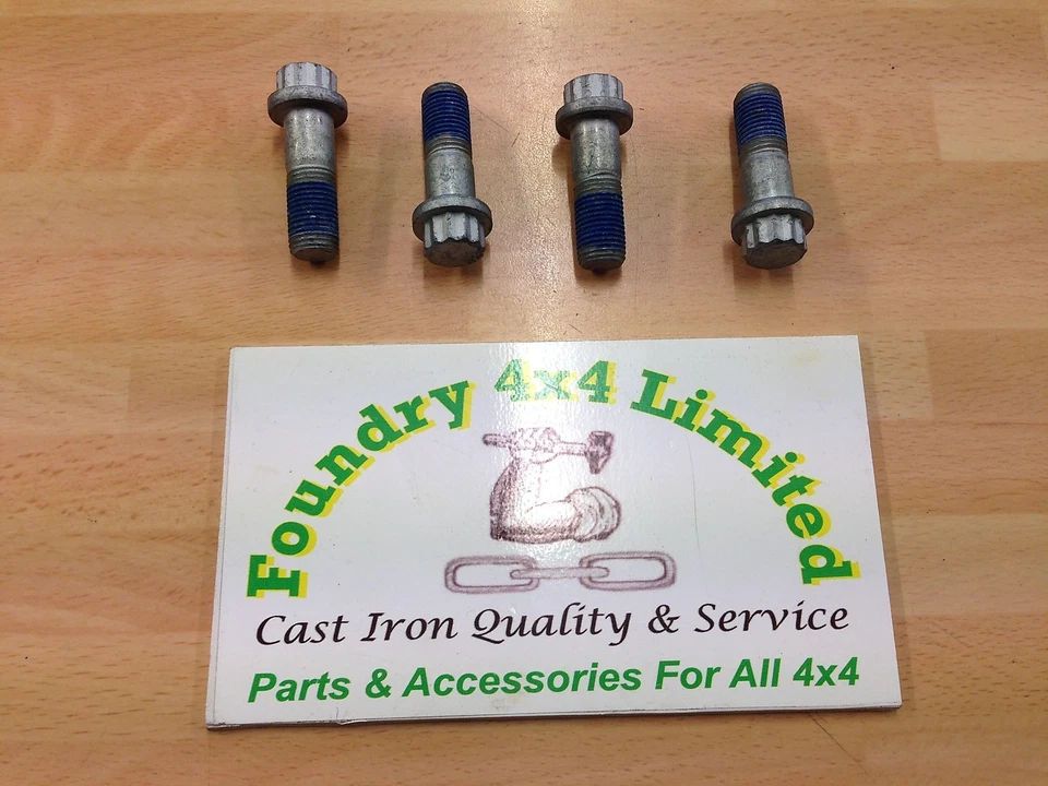 Land Rover Discovery 1 M12 x 35 Juego de pernos de pinza trasera de 4 FTC3375K Foto 1 de 1