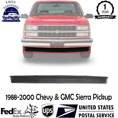 Front Lower Valance Air Deflector Primed For 1988-2000 Chevy & GMC Sierra Pickup - Imagem 1 de 4