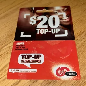 Carta Airtime Ricaricabile Vintage Virgin Mobile 2000 (SENZA VALORE) Da Collezionare #1 - Foto 1 di 2