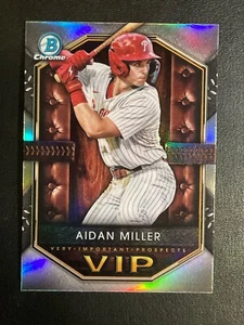 Aidan Miller 2025 Bowman Very Important Prospects Chrome Card VIP-19 - Picture 1 of 2