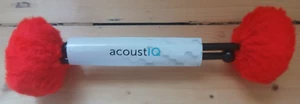 RED AcoustIQ Tenor Drum Sticks Mallets Pipe and Marching Band Drumming - Picture 1 of 9