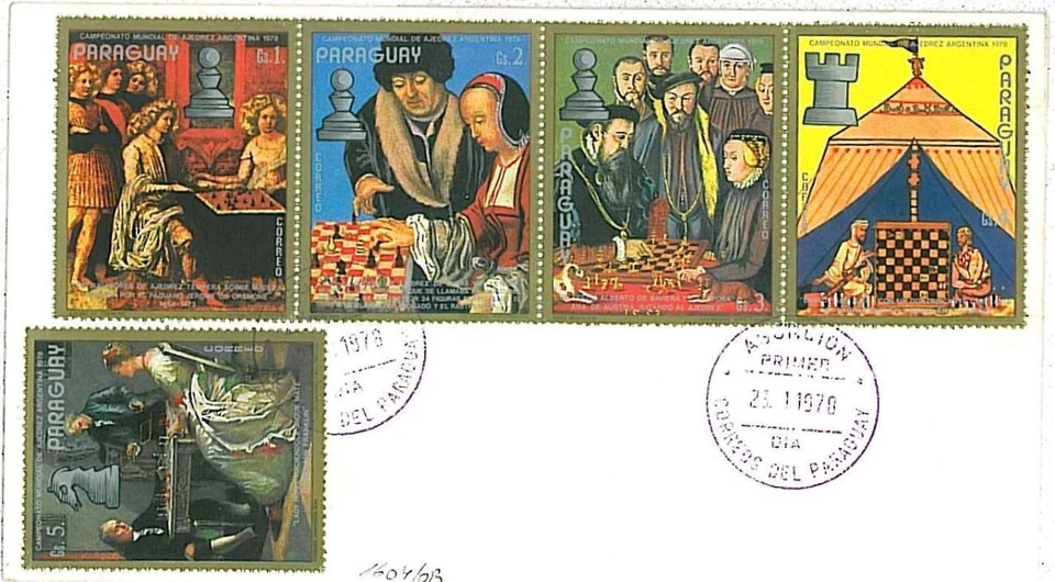 16079 - PARAGUAY - AJEDREZ - CUBIERTA FDC: 1970 Foto 1 de 1