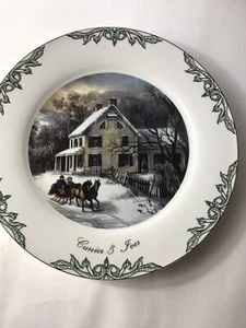 Curriers & Ives 2001 Speiseteller, Museum of the City of New York 10 1/2" - Bild 1 von 4