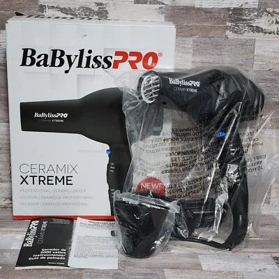 Secador de cabelo BaBylissPRO Ceramix Xtreme preto iônico - Imagem 1 de 4