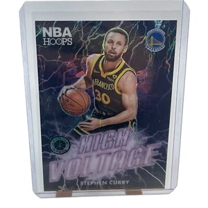 2023-24 Panini Hoops Premium Stock STEPHEN CURRY Warriors HIGH VOLTAGE SSP - Picture 1 of 23