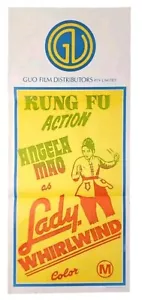 Daybill Lady Whirlwind Kung Fu Action Angela Mao Original Australian Poster Rare - Bild 1 von 12