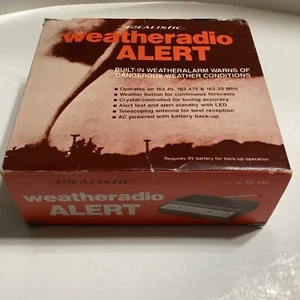 Vintage REALISTIC Weather Radio Weatheradio Alert Model 12-140 NIB - Radio Shack - Picture 1 of 19