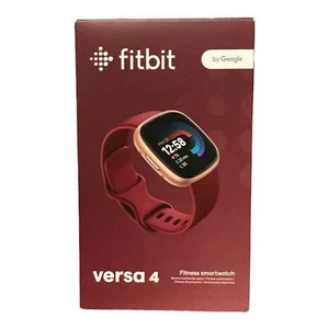 Reloj inteligente Fitbit Versa 4 Fitness, GPS, frecuencia cardíaca 24/7, jugo de remolacha/rosa cobre - Imagen 1 de 7