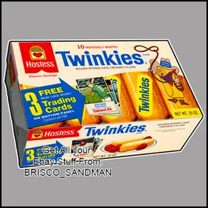 Divertido imán refrigerador nevera HOSTESS TWINKIES caja -Foto A- comida retro DIE-CUT - Imagen 1 de 6