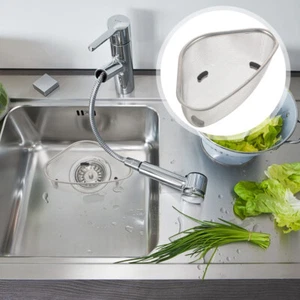 Sink Drainer Food Catcher Kitchen Strainer Basket Corner Draining - Picture 1 of 10