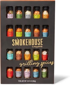 Smokehouse Gourmet Grilling Spice Set 20 Pack Seasonings & Rubs Gift Set - Picture 1 of 7
