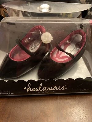 HEELARIOUS Her First High Heels Baby shoes KATE BLACK 0-6 month - Image 1 of 4