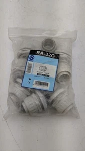 IBOCO RA-32G Non-Metallic Light Grey  LiquidTight Connector 1-1/4" ID 10/Bag - Picture 1 of 5
