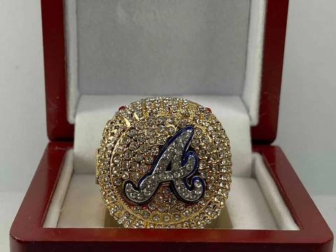 Atlanta Braves World Series Ring - 2021 World Series - Ronald Acuna Jr - Box Cover
