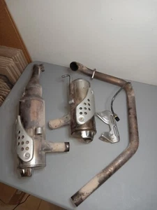 ✅ 2001 - 2007 BMW F650GS F650 GS EXHAUST MUFFLER LEFT & RIGHT OEM - Picture 1 of 20