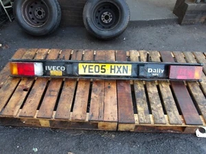 IVECO DAILY CAB AND CHASSIS REAR LIGHT BOARD TAIL BOARD 1999 - 2006 - Picture 1 of 13