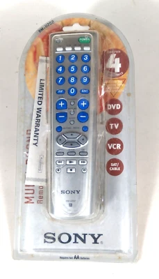 Sony Multi Brand Remote Control DVD TV VCR SAT/Cable RM-V202 BRAND NEW OPEN PKG - Image 1 of 2