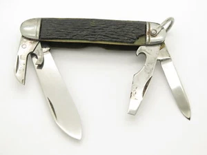 Vintage 1940s-50s Camillus New York Multi Tool Folding Pocket Camp Knife - Picture 1 of 10