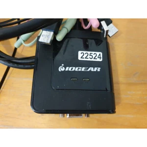 Iogear GCS72U 2-Port USB Kabel KVM Switch schwarz busbetrieben mit Audio & Mikrofon - Bild 1 von 10
