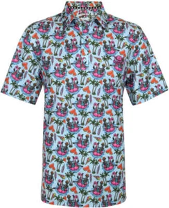 Camisa de golf Summertime Cool-Stretch para hombre - azul mar - Imagen 1 de 2