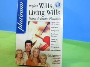 CD-ROM de PC Perfect Wills & Trusts de Cosmi - Válido en los 50 estados Caja abierta - Imagen 1 de 3