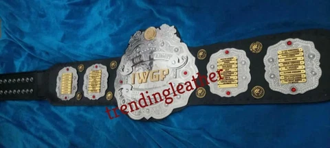 IWGP JR Heavyweight Wrestling Championship Belt Replica 2mm Brass Adult Size Cover